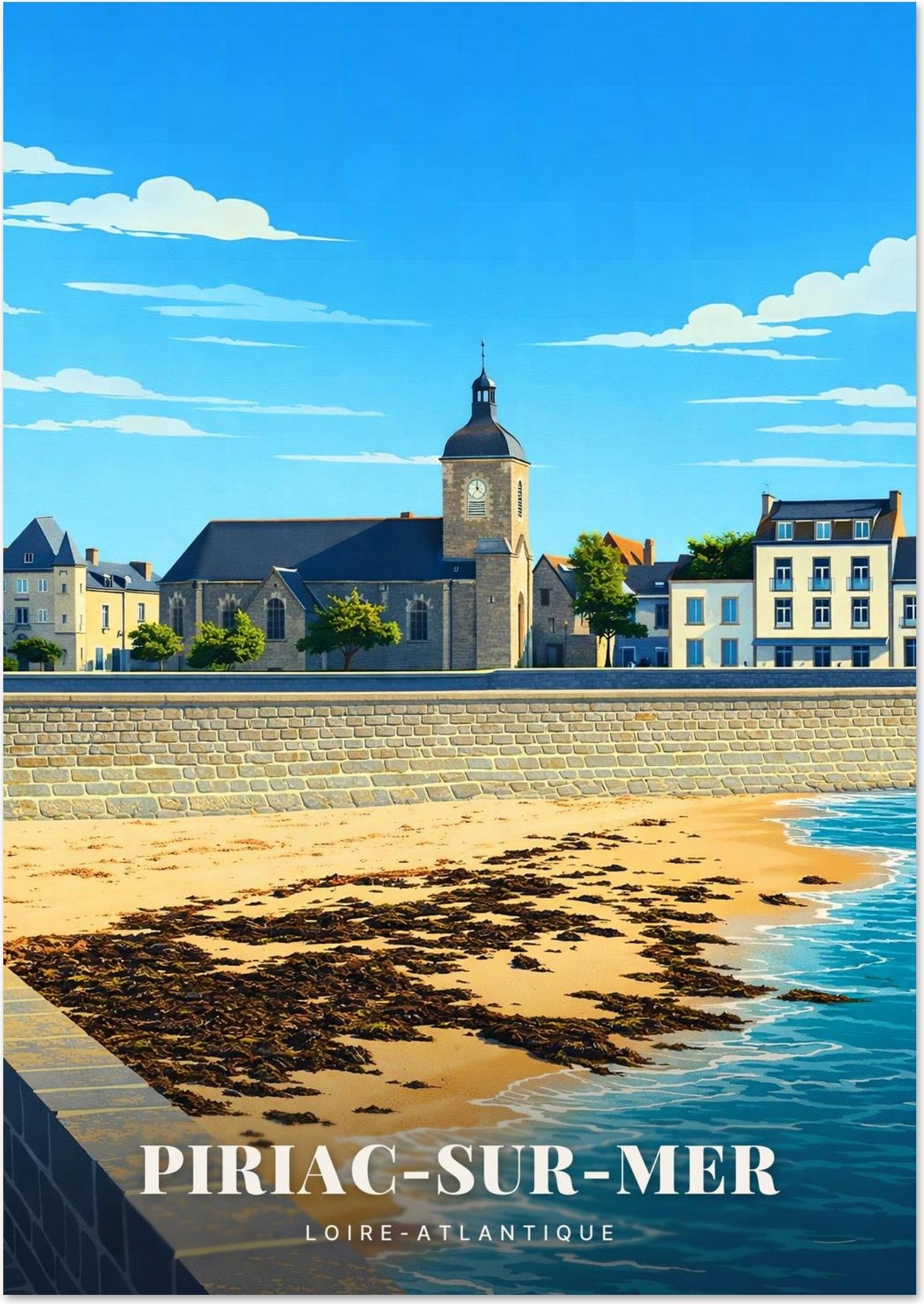 Affiche Piriac-sur-Mer — Bretagne