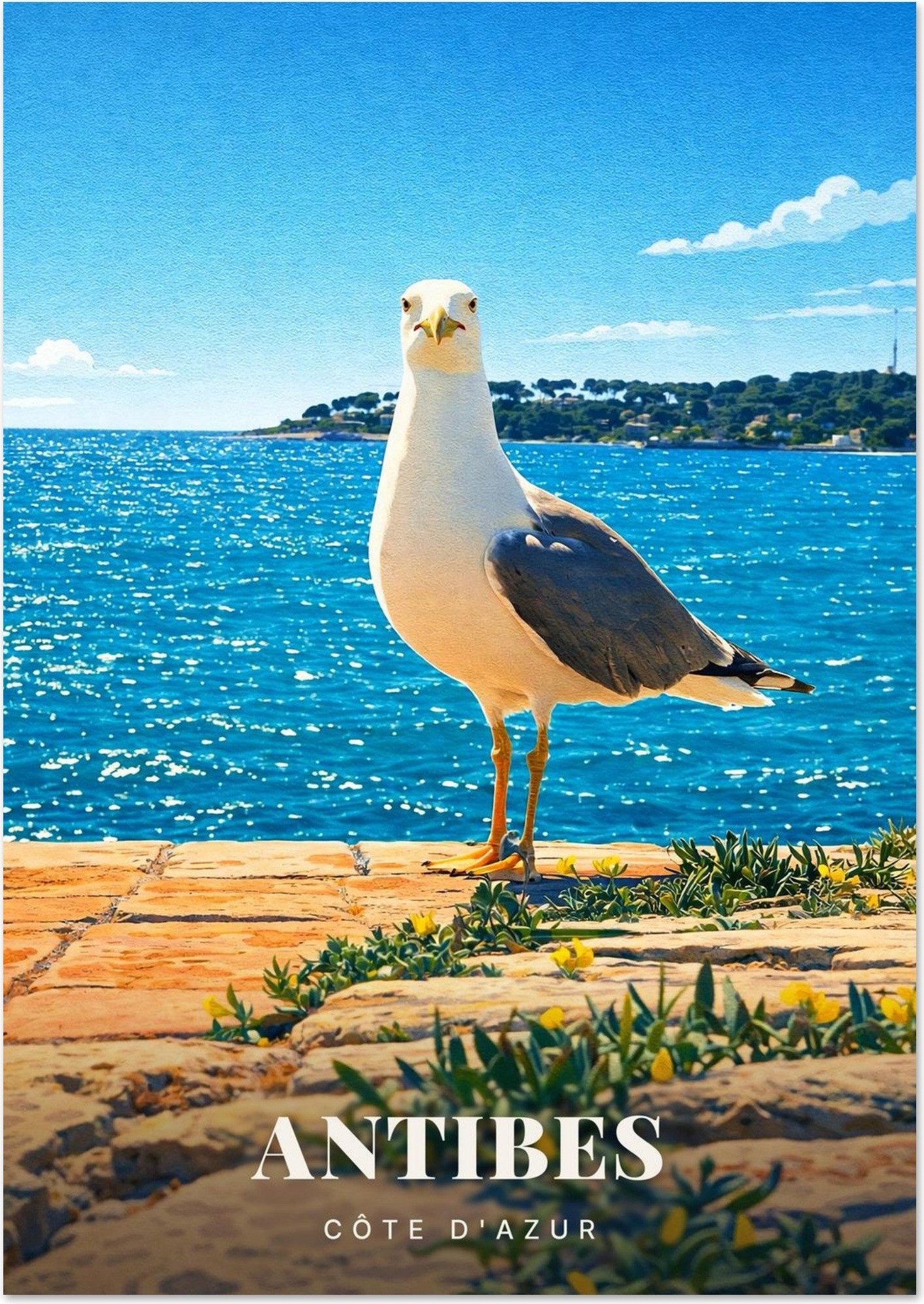 Affiche Antibes — Côte d'Azur