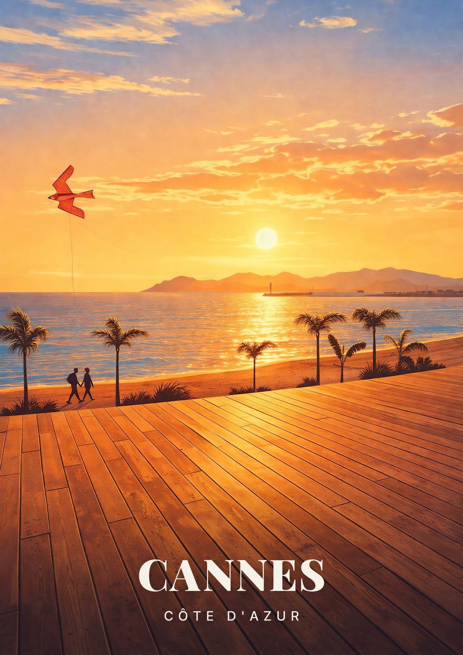 Affiche Cannes — Côte d'Azur