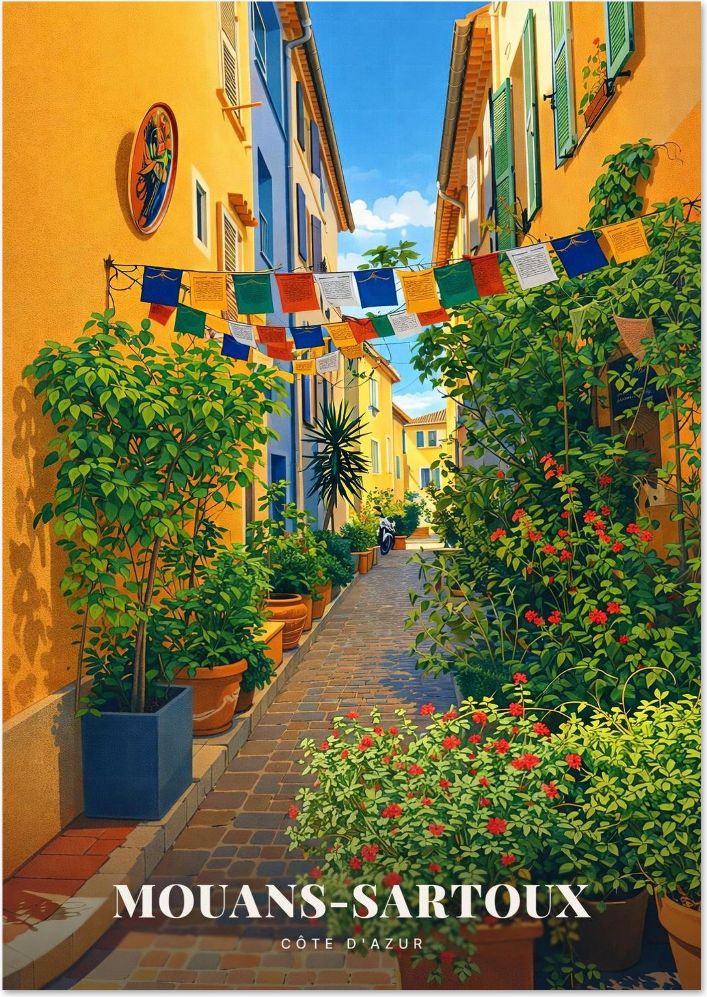 Affiche Mouans-Sartoux — Côte d'Azur