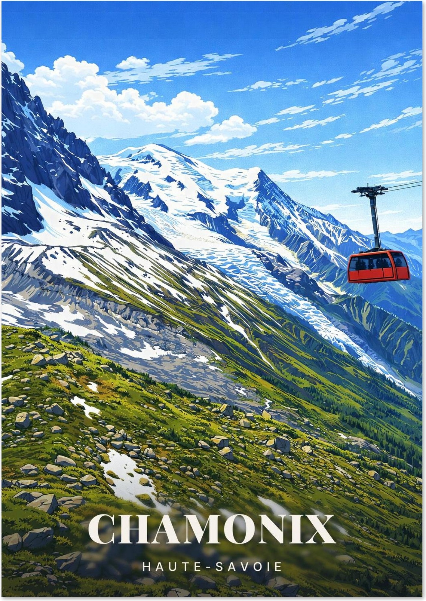 Affiche Chamonix — Haute-Savoie