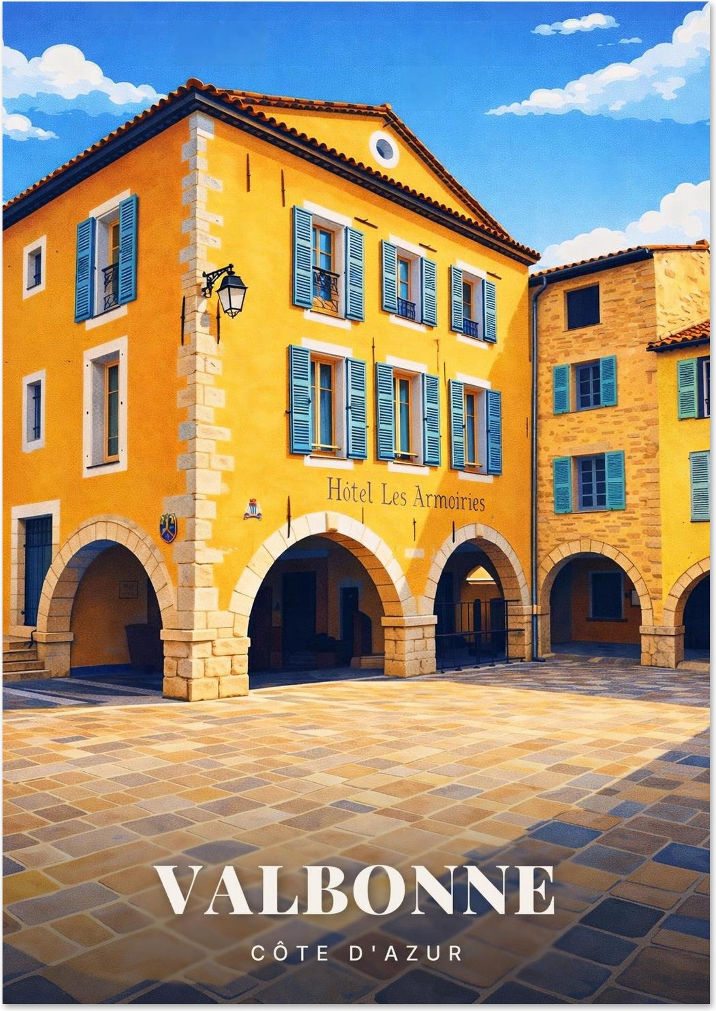 Affiche Valbonne — Côte d'Azur