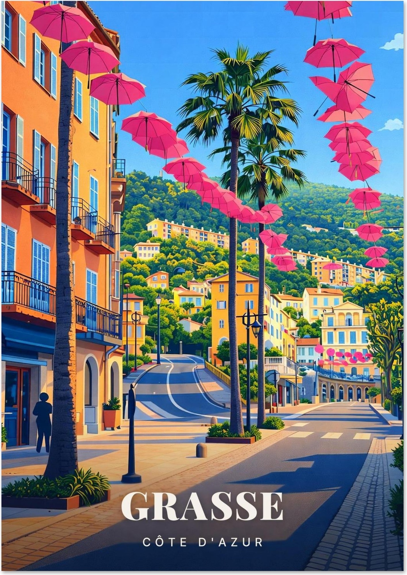 Affiche Grasse — Côte d'Azur