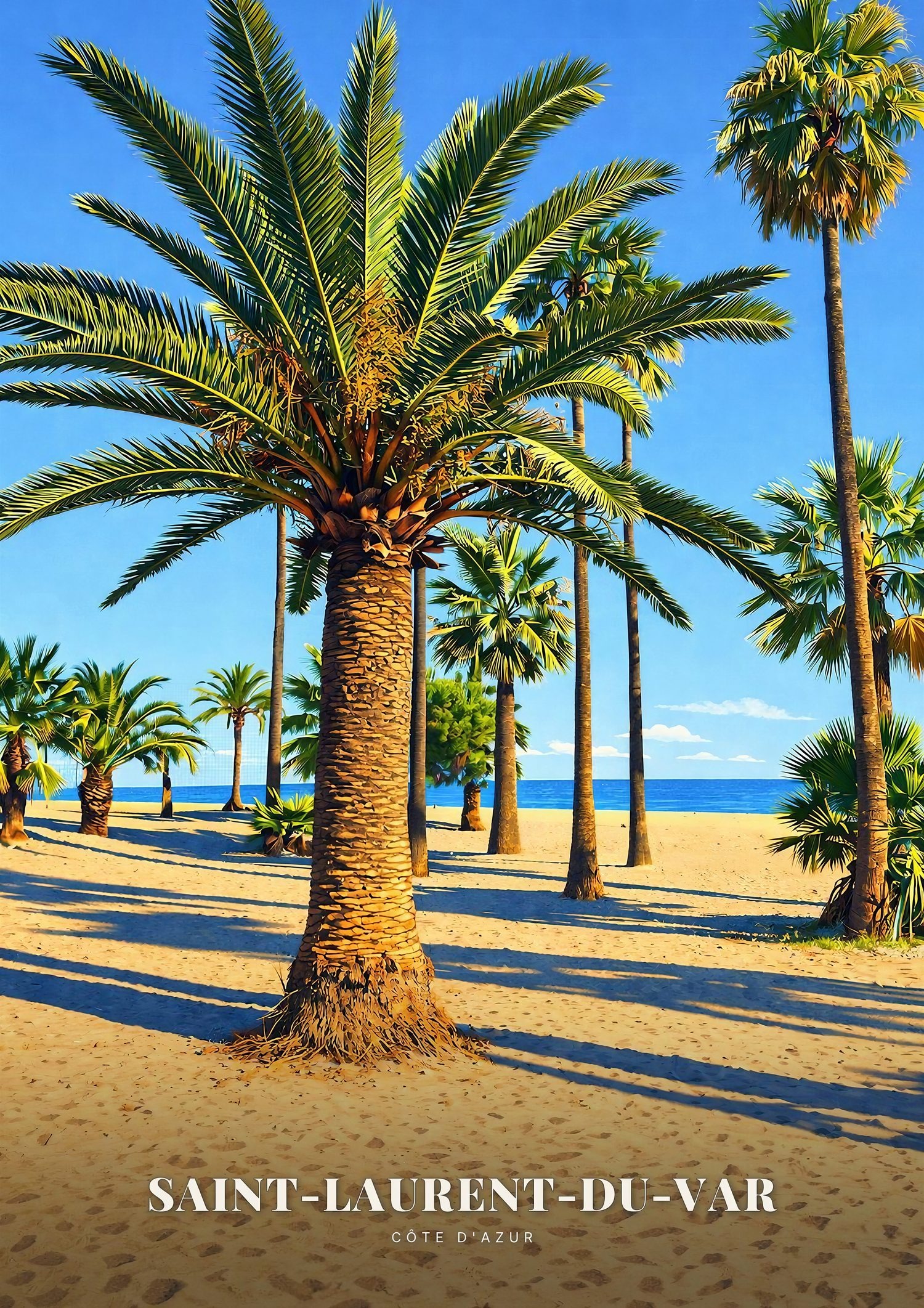 Affiche Saint-Laurent-du-Var — Côte d'Azur