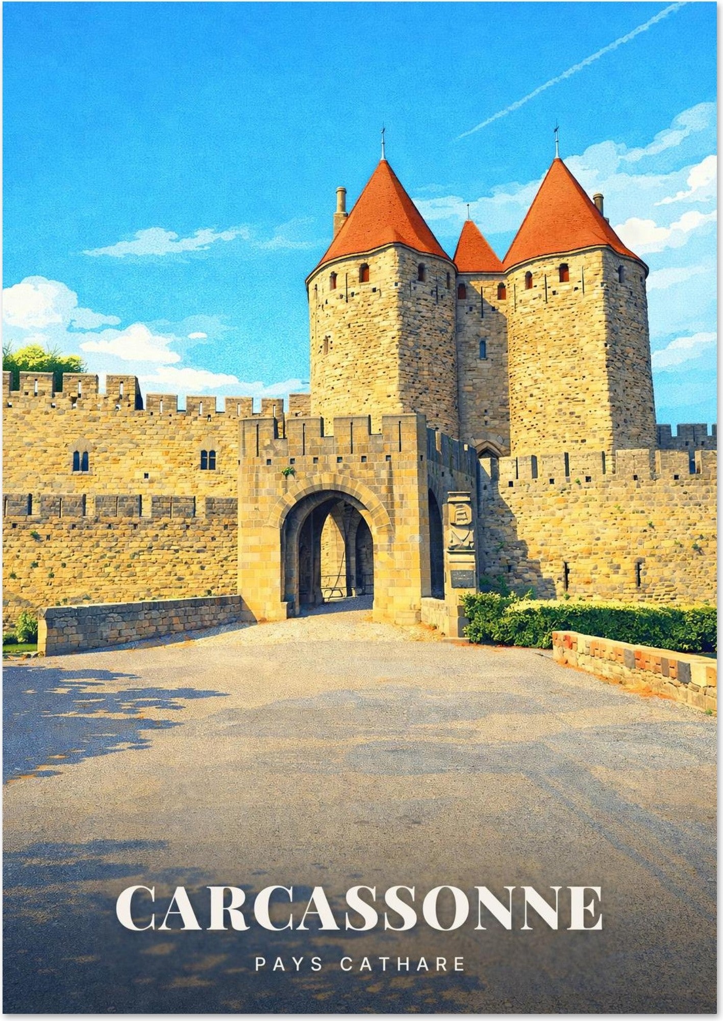 Affiche Carcassonne — Occitanie