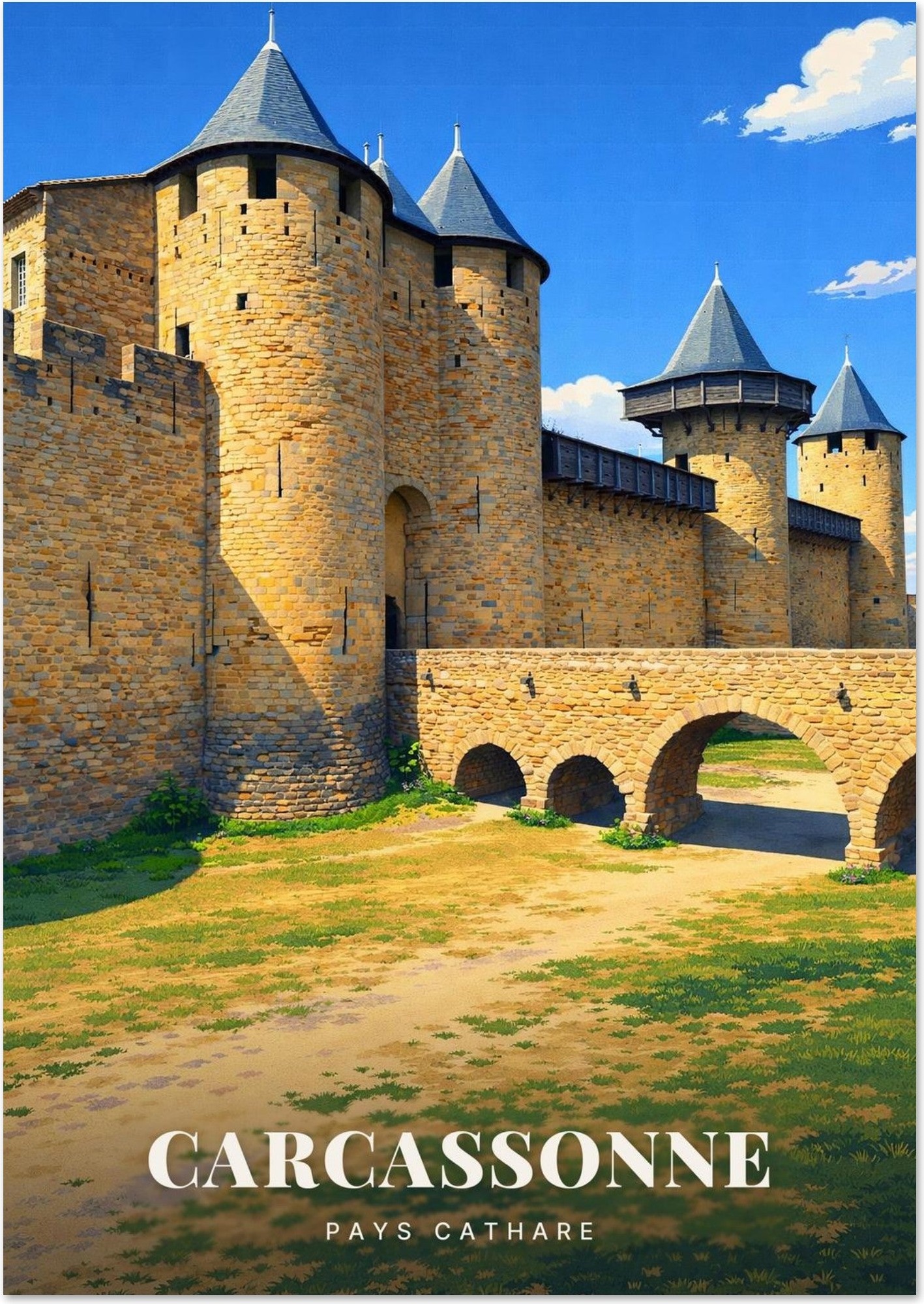 Affiche Carcassonne — Occitanie
