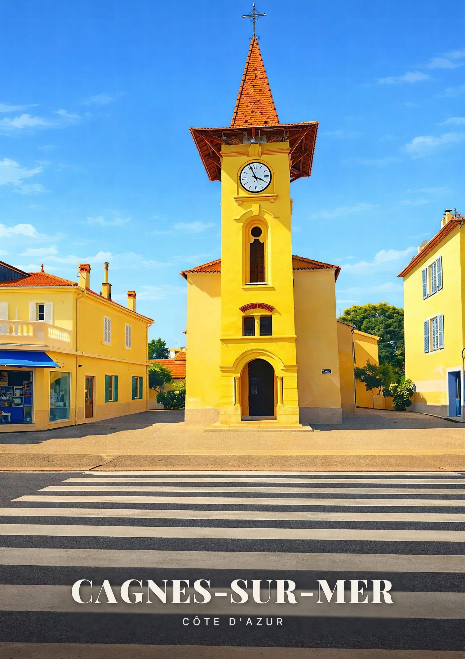 Affiche Cagnes-sur-Mer — Côte d'Azur
