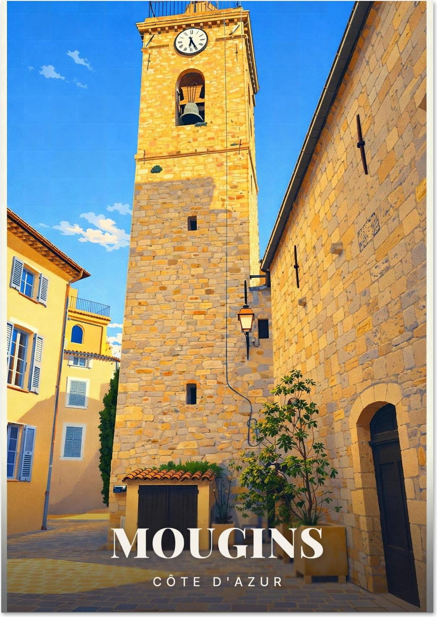 Affiche Mougins — Côte d'Azur