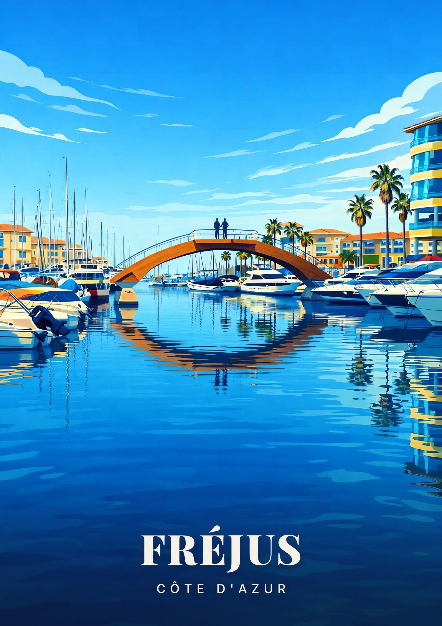 Affiche Fréjus — Côte d'Azur