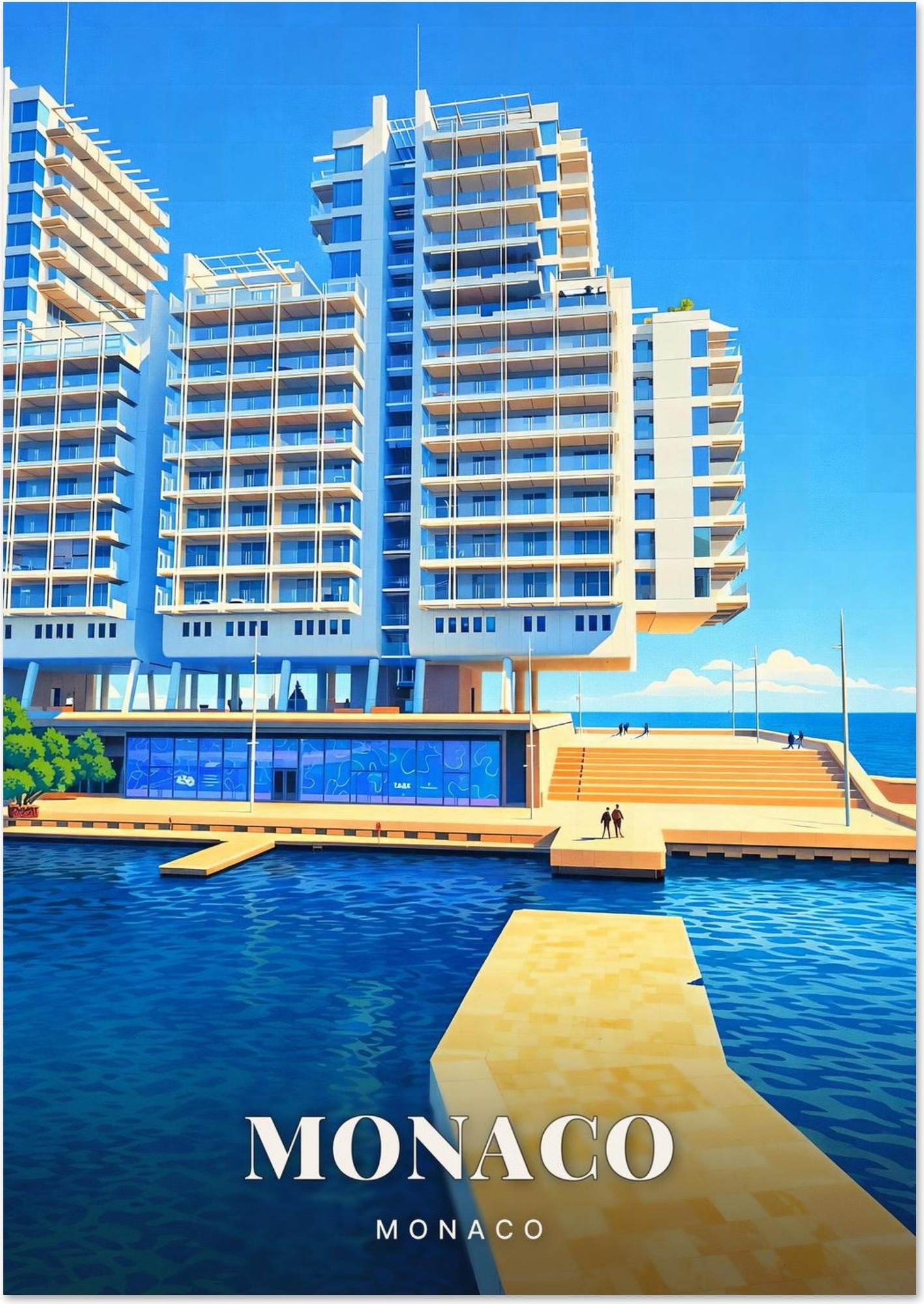 Affiche Monaco — Monaco
