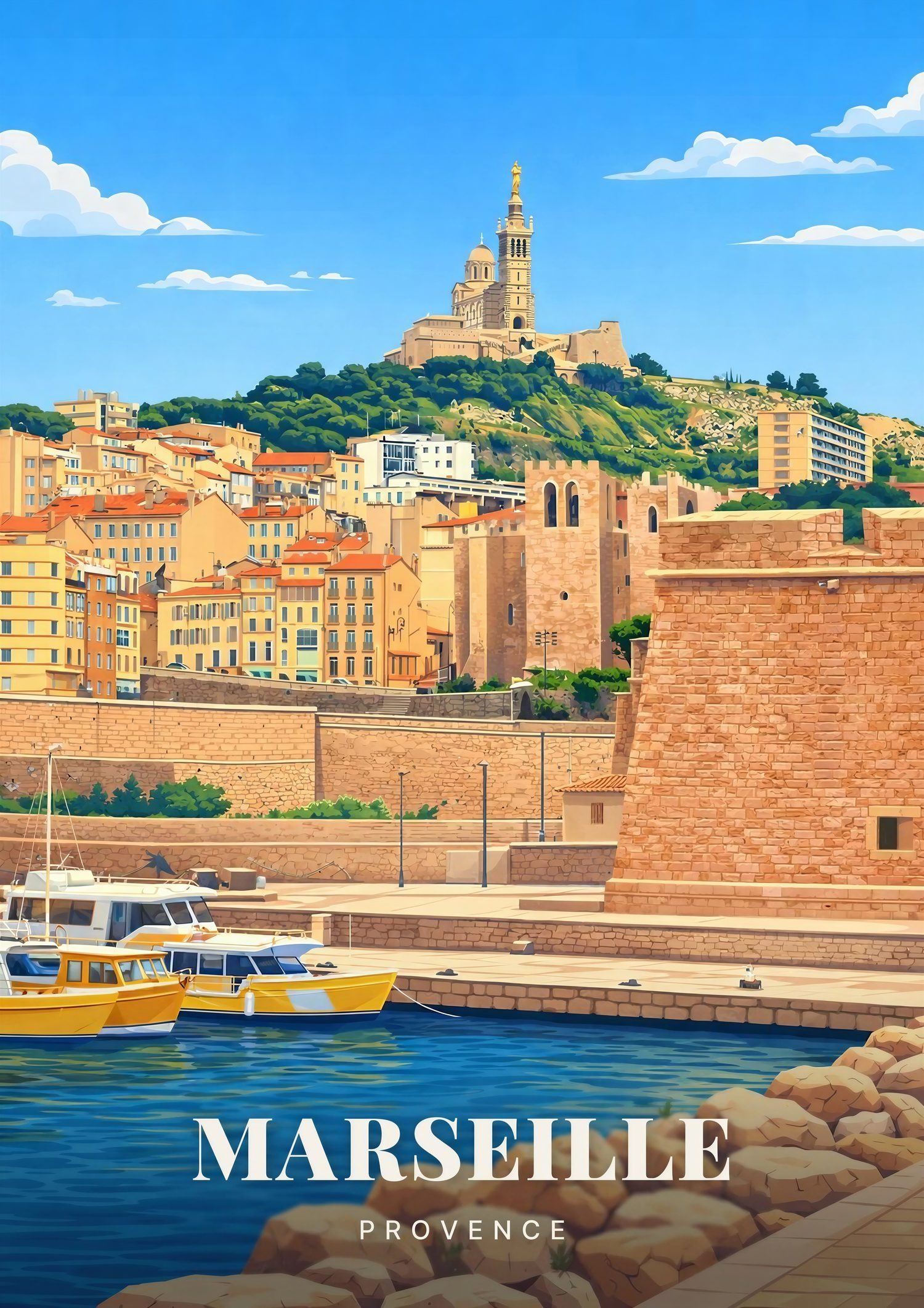 Affiche Marseille — Provence
