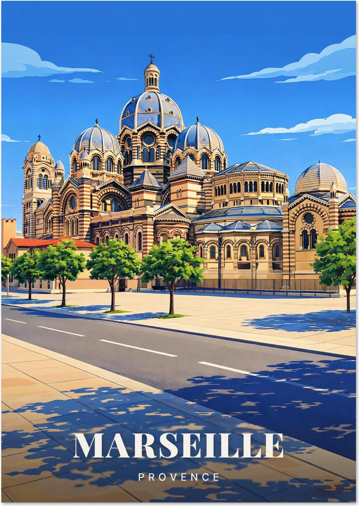 Affiche Marseille — Provence