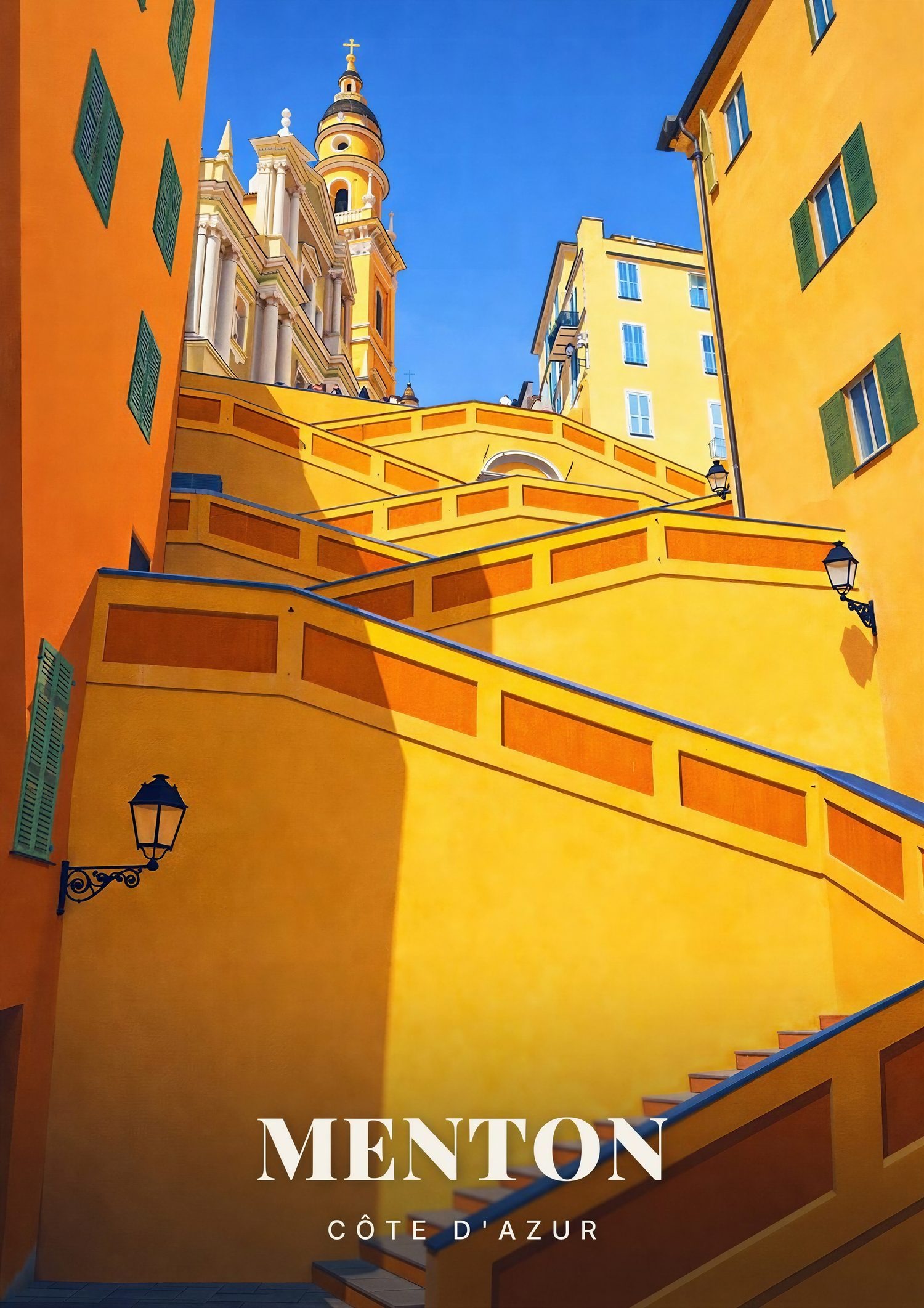 Affiche Menton — Côte d'Azur