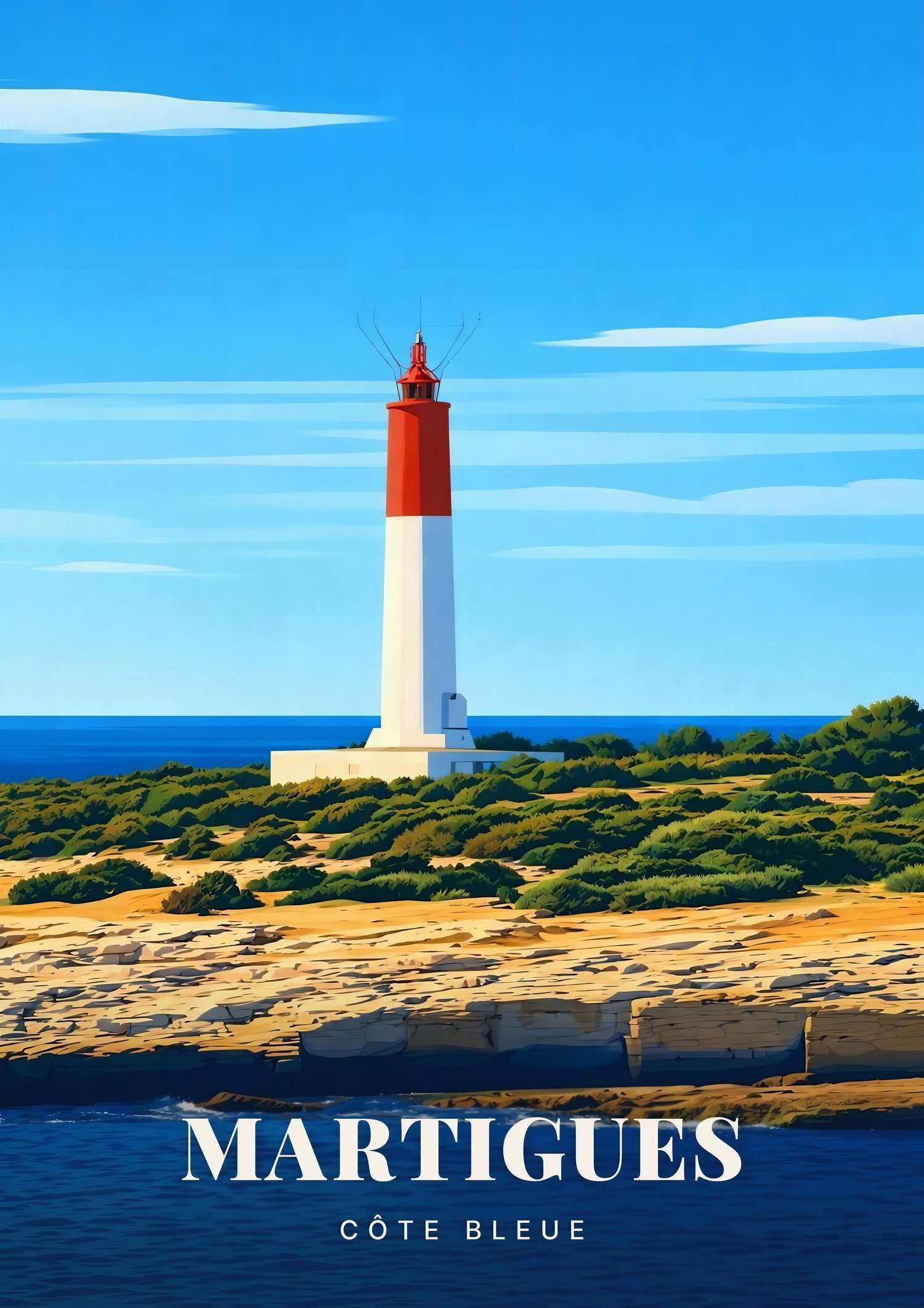 Affiche Martigues — Provence