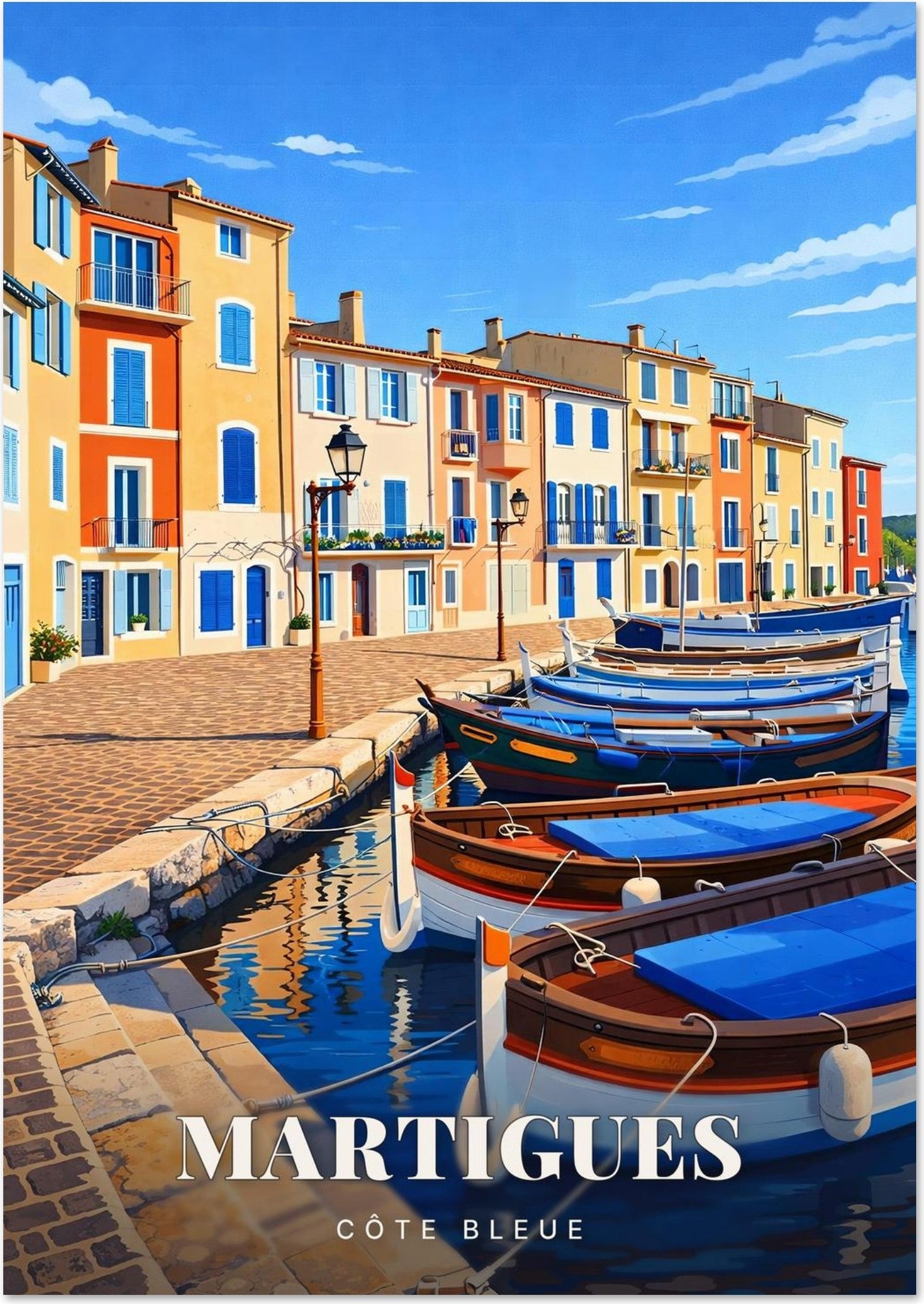 Affiche Martigues — Provence