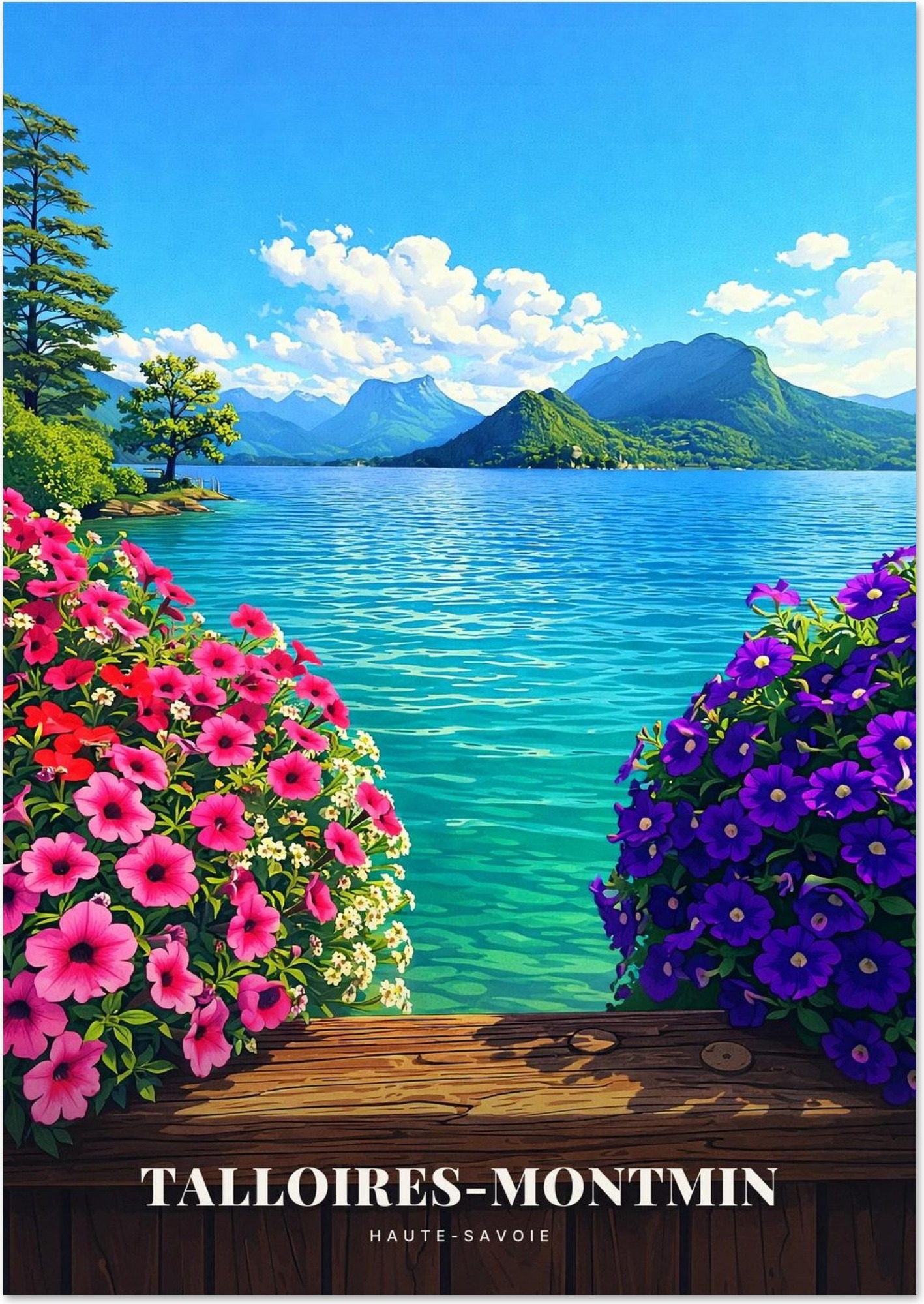 Affiche Talloires-Montmin — Haute-Savoie