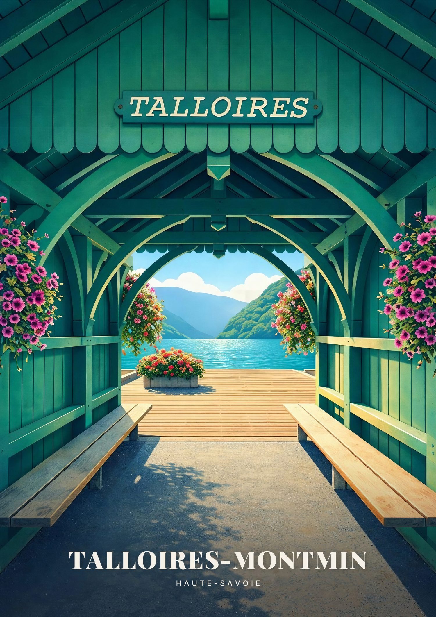Affiche Talloires-Montmin — Haute-Savoie