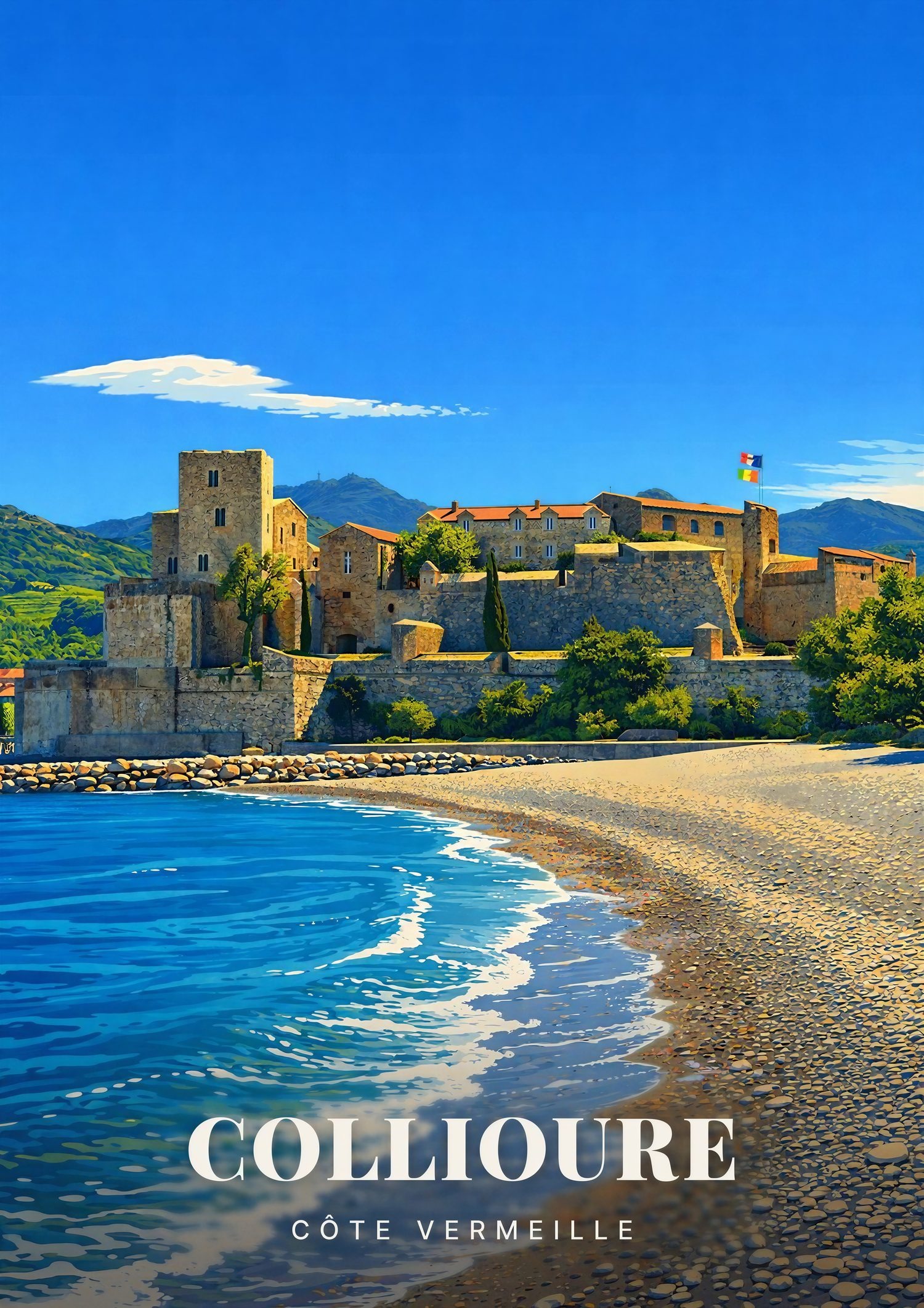 Affiche Collioure — Occitanie