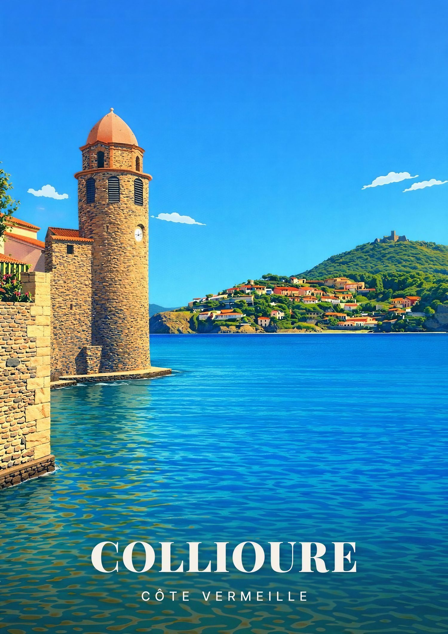 Affiche Collioure — Occitanie