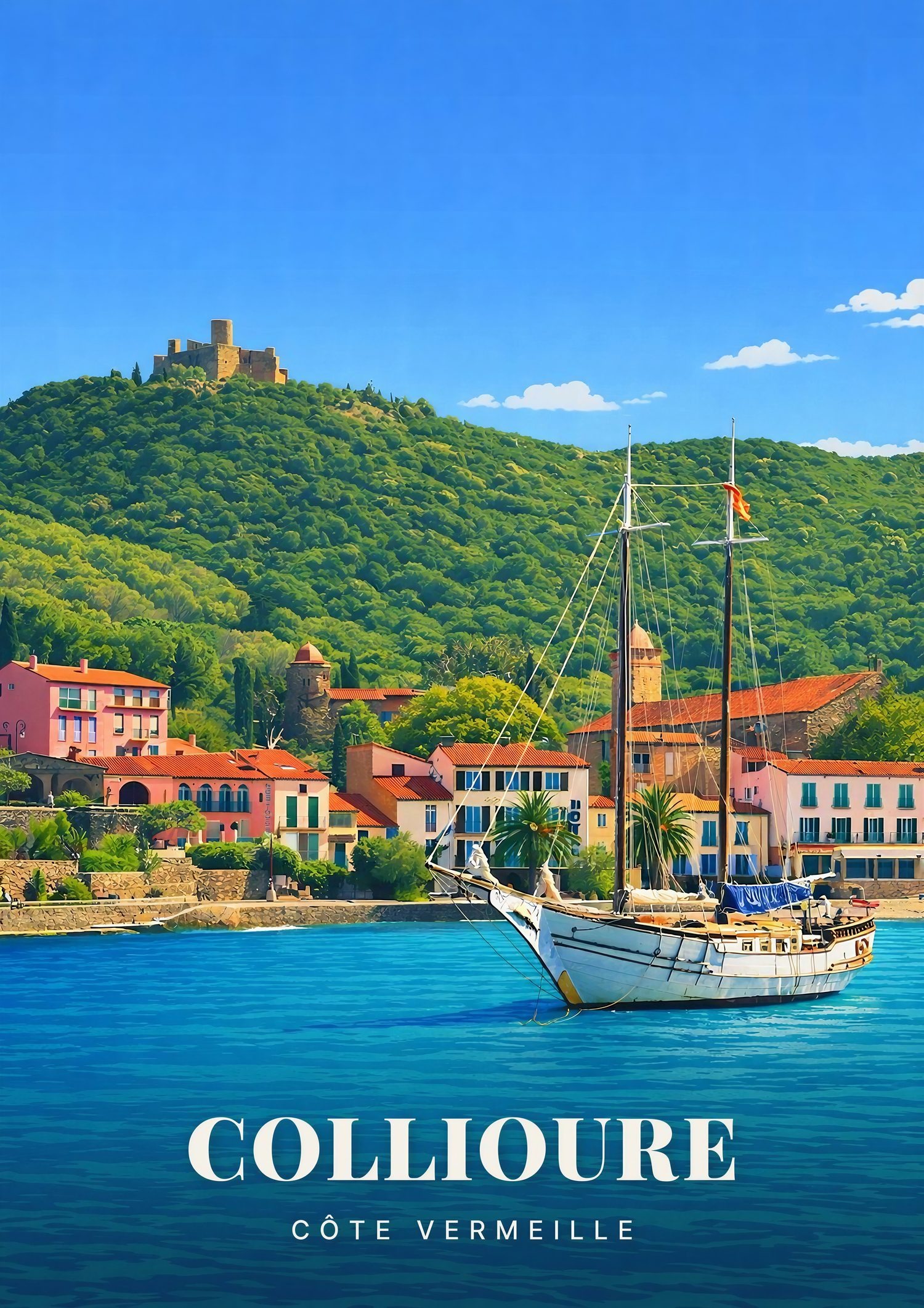 Affiche Collioure — Occitanie