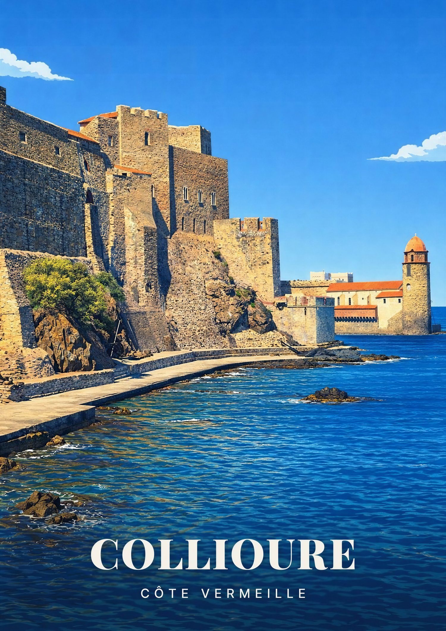 Affiche Collioure — Occitanie