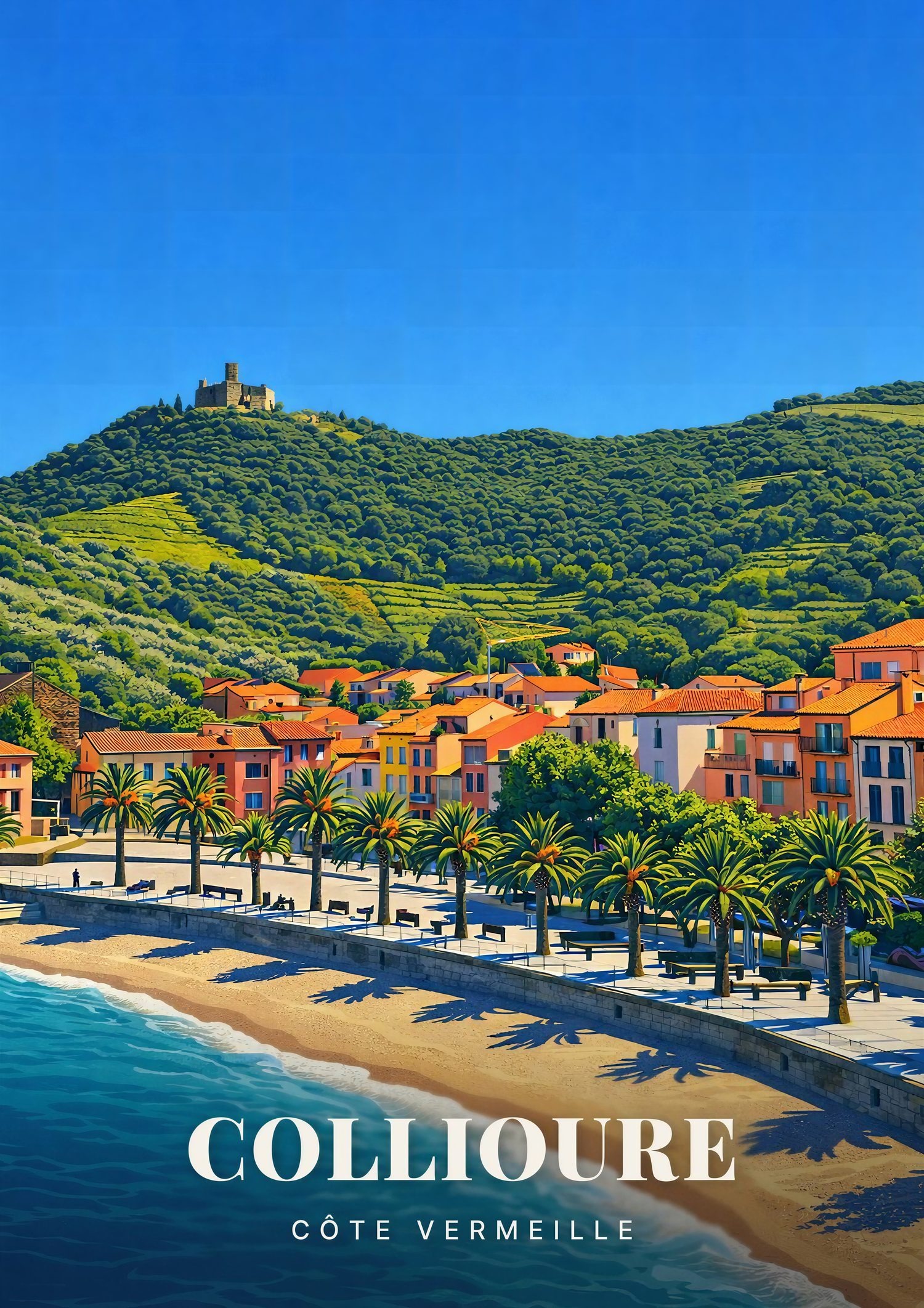 Affiche Collioure — Occitanie