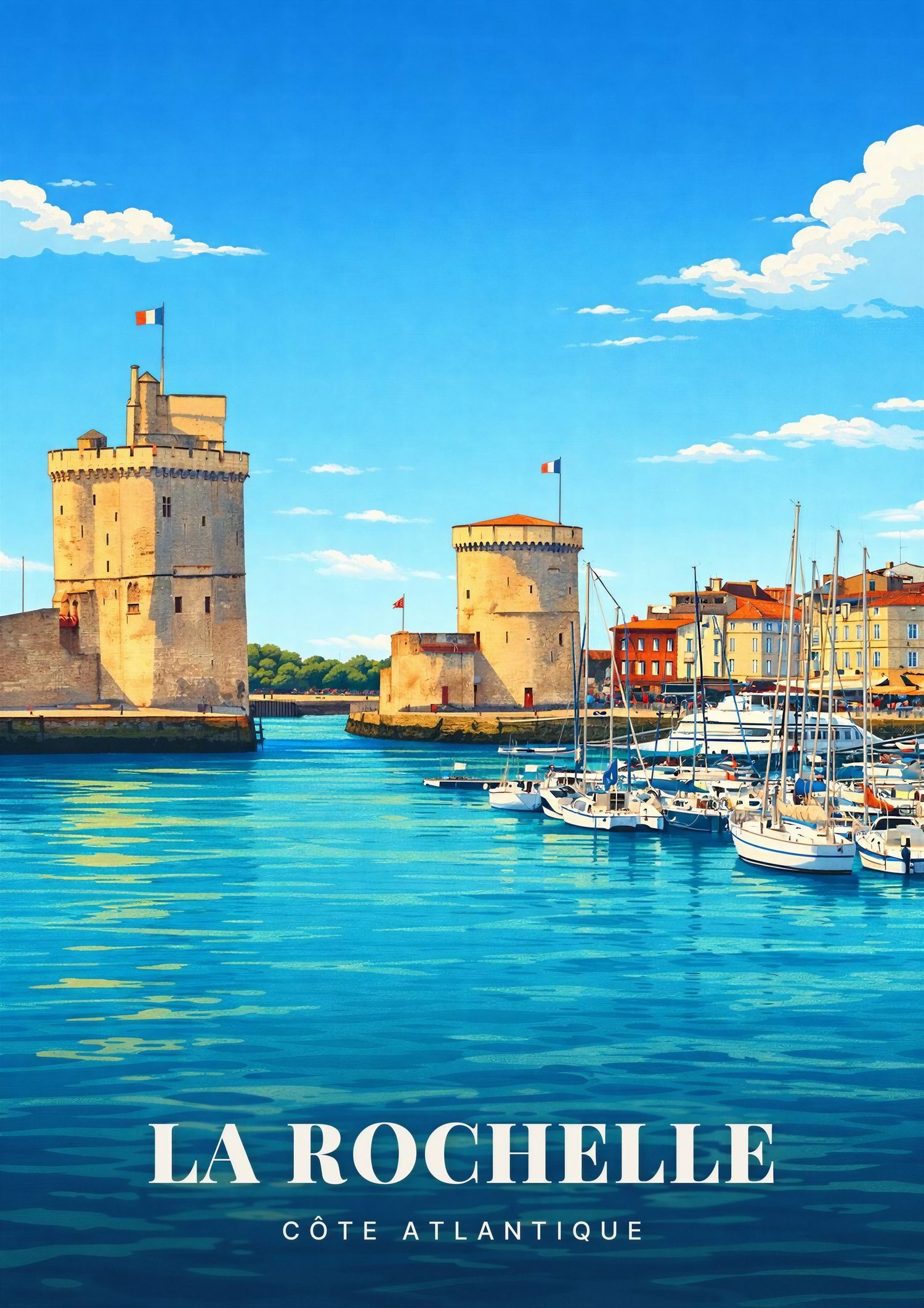 Affiche La Rochelle — Côte Atlantique