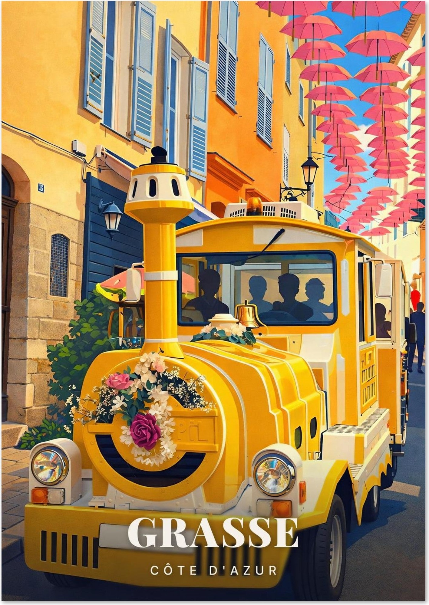 Affiche Grasse — Côte d'Azur