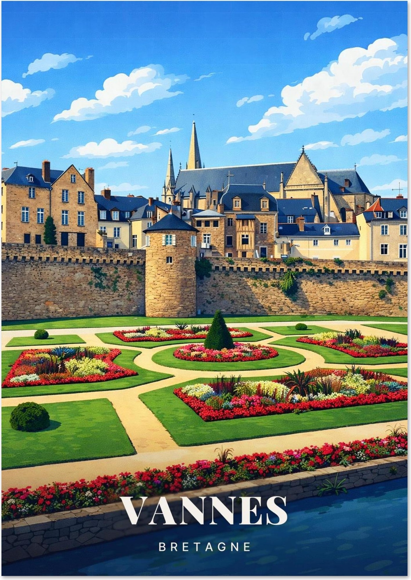 Affiche Vannes — Bretagne