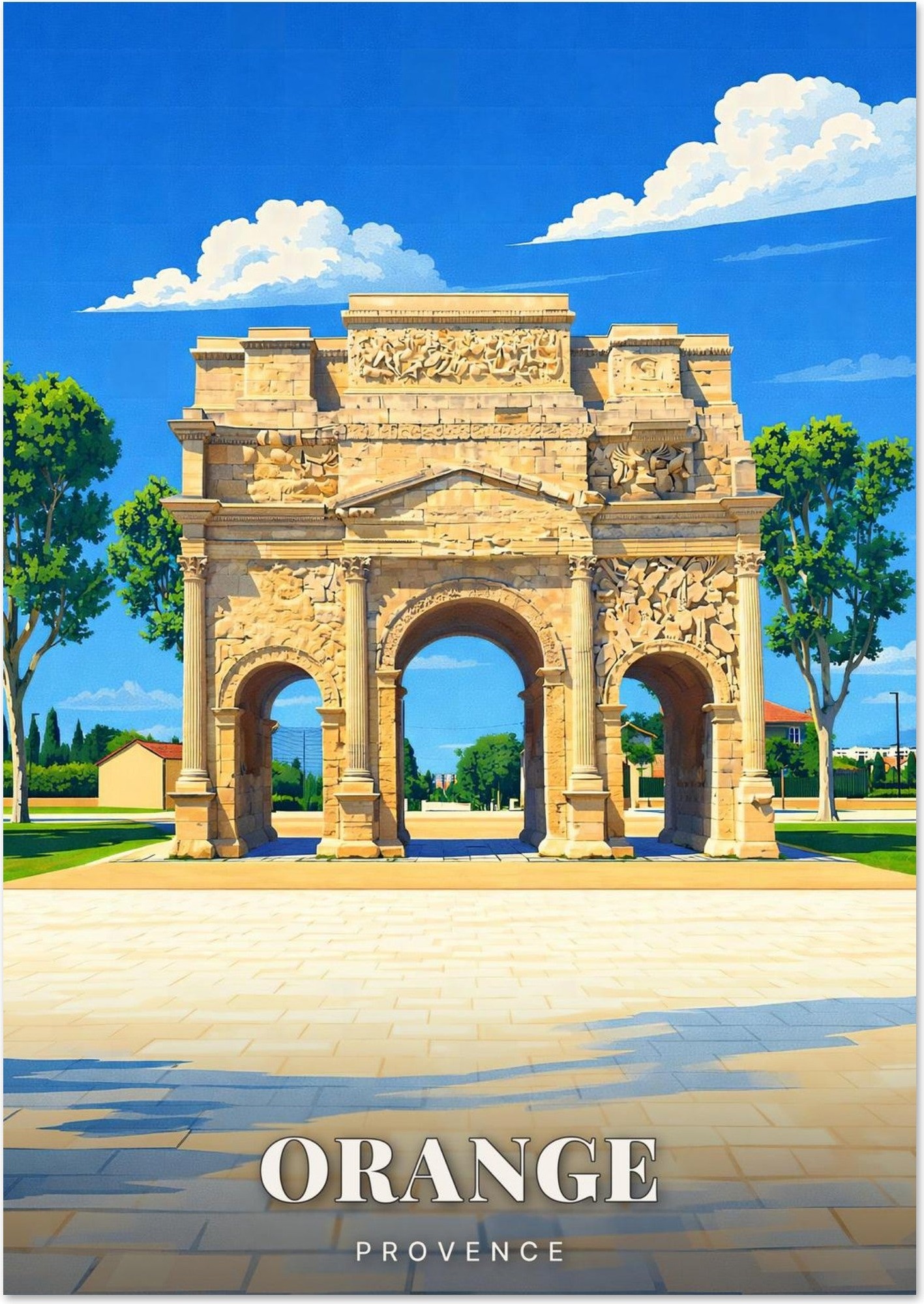 Affiche Orange — Provence